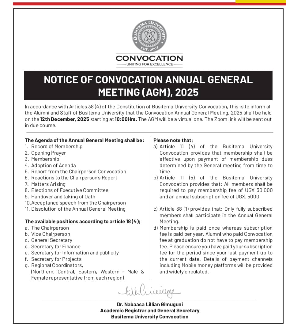 Busitema Univesity | Busitema University